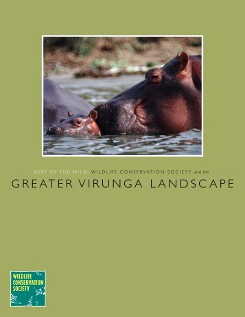 GREATER VIRUNGA LANDSCAPE - Wildlife Conservation Society