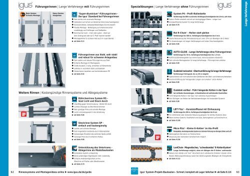 LÃ¶sungen fÃ¼r lange Verfahrwege - Igus