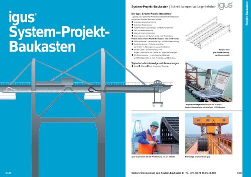 LÃ¶sungen fÃ¼r lange Verfahrwege - Igus