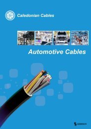 Automotive Cables|caledonian cables|FLY|FL2Y