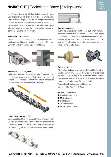 Antriebstechnik - Igus