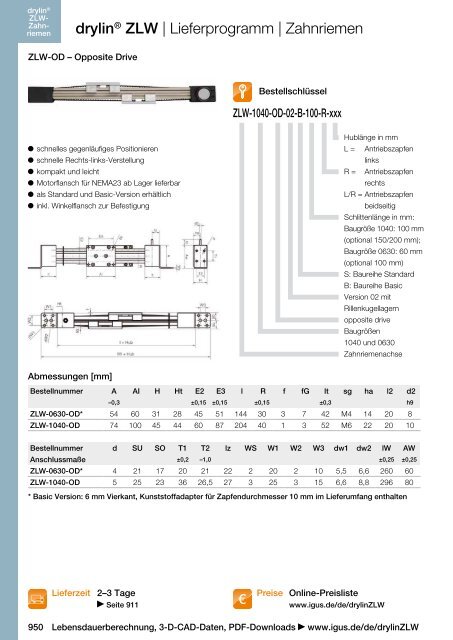 Antriebstechnik - Igus