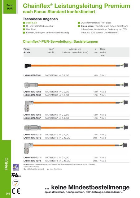 Technische Angaben - Igus