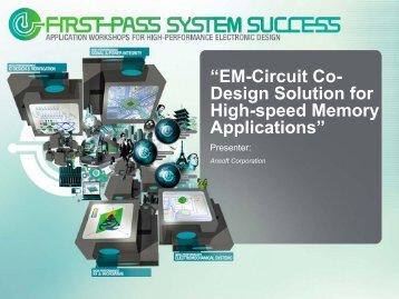 Em-Circuit Co-design for High-Speed Memory Applications