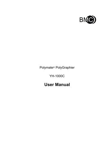 Polymate User Manual