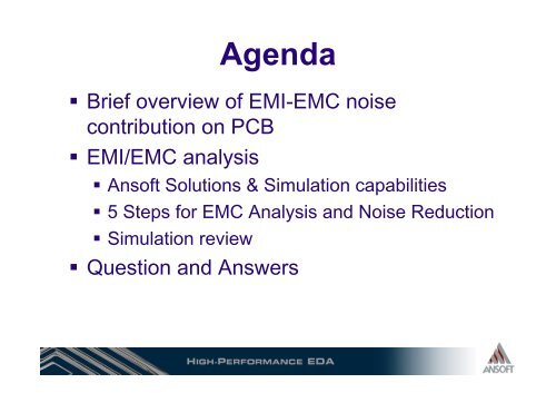 EMI-EMC Analysis and Noise Reduction on PCB