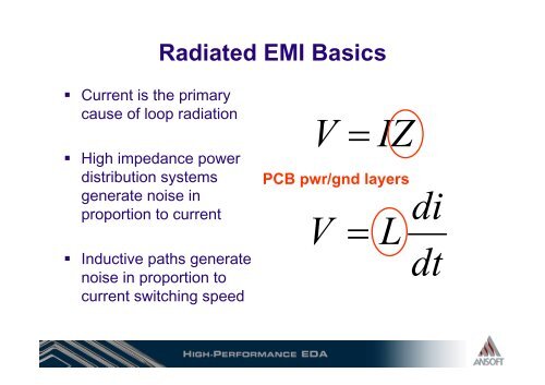 EMI-EMC Analysis and Noise Reduction on PCB