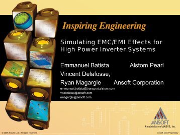 Simulating EMC/EMI Effects for High-Power Inverter Systems