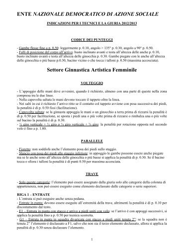 Indicazioni_Programmi_2013 - Endas Lazio