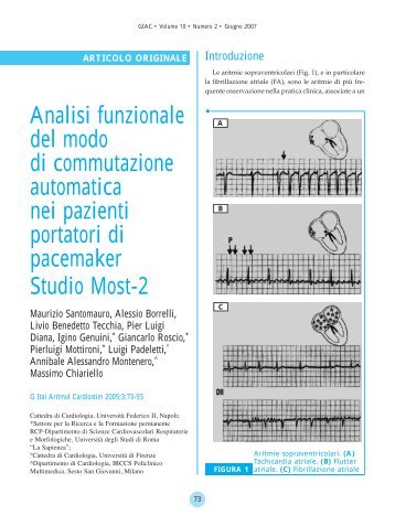 Analisi funzionale del modo di commutazione automatica nei ...