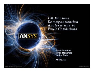 PM Machine Demagnetization Analysis due to Fault ... - Ansys