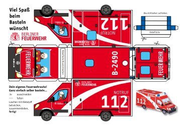 basteln lhf - Die Kinderseite der Berliner Feuerwehr