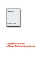 Leiterbetrieb mit »Stopp Freistandsgrenze« - Berliner Feuerwehr