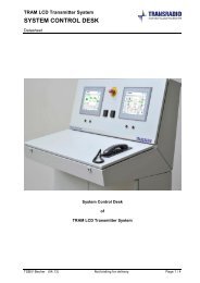 Site Control Desk datasheet - TRANSRADIO