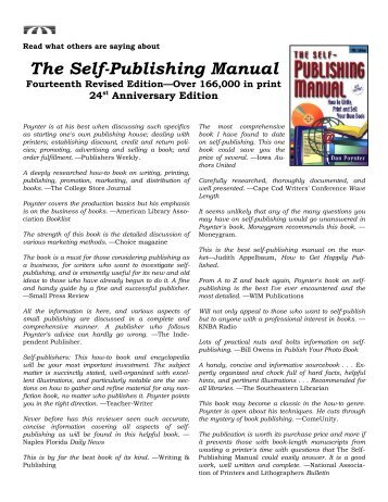 The Self-Publishing Manual - Para Publishing