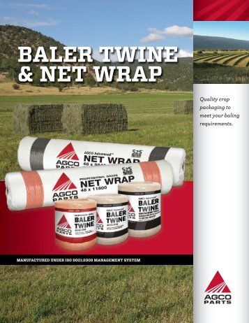 BALER TWINE & NET WRAP - AGCO Parts