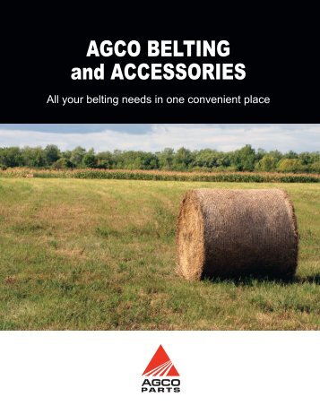 AGCO BELTING and ACCESSORIES - AGCO Parts