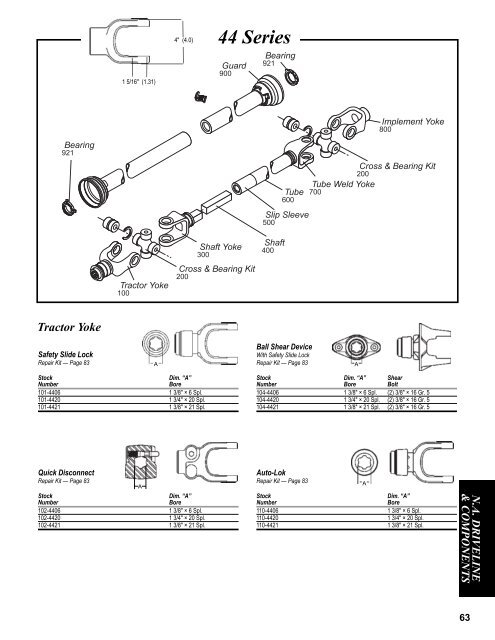 AGCO Parts & Weasler Driveline Catalog