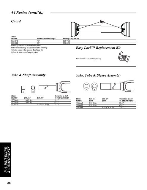 AGCO Parts & Weasler Driveline Catalog