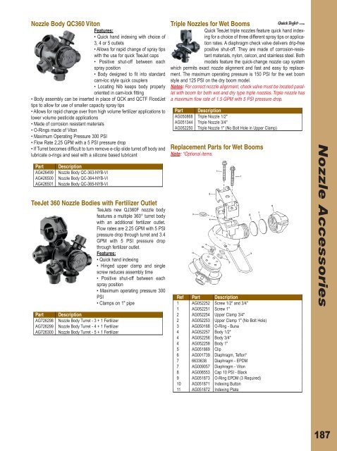 2013 AGCO Application Parts & Accessories Catalog - AGCO Parts