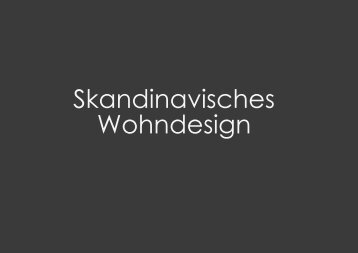 Skandinavisches Wohndesign