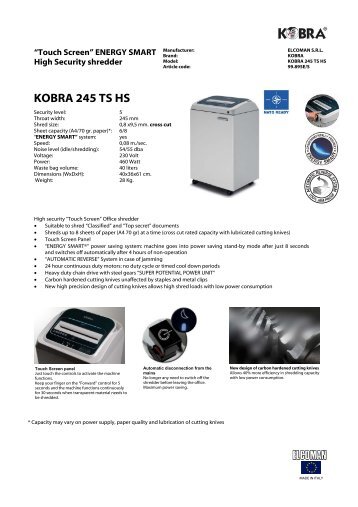 KOBRA 245 TS HS Brochure.pdf - Tradescanners