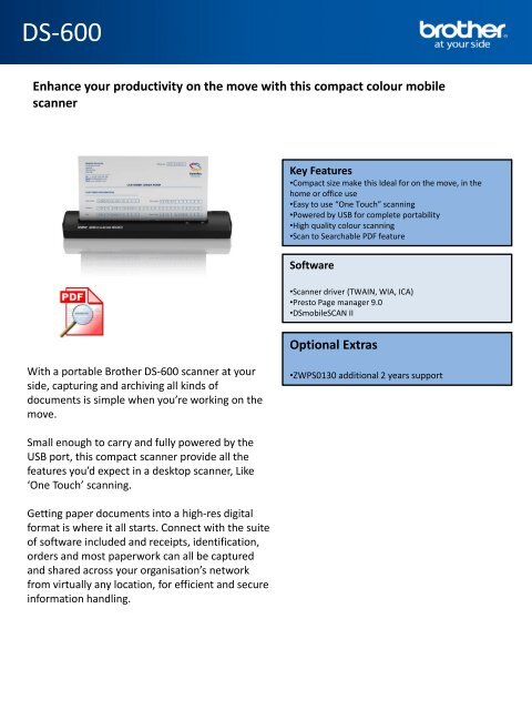 Brother Mobile DS-600 Brochure.pdf - Tradescanners