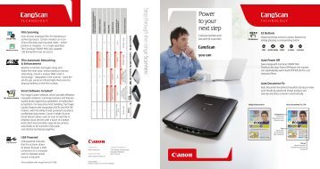 Canon CanoScan 9000F Brochure.pdf - Tradescanners