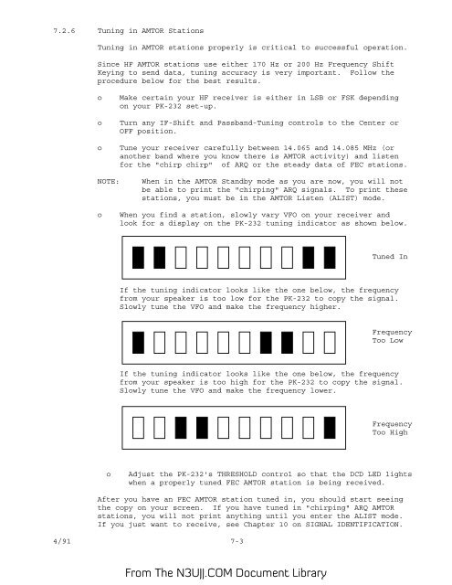 PK-232 MBX Operating Manual - N3UJJ