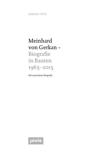 Meinhard von Gerkan – Biografie in Bauten 1965–2015