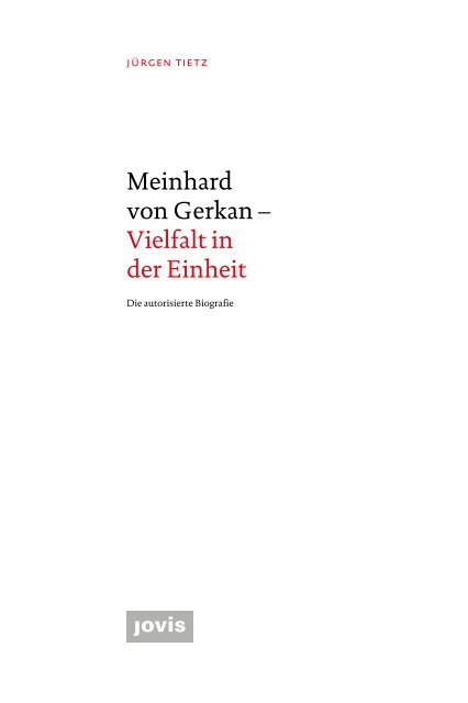 Meinhard von Gerkan – Vielfalt in der Einheit