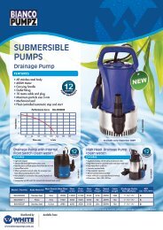 SubmerSible PumPS 12 - Bianco Pumpz