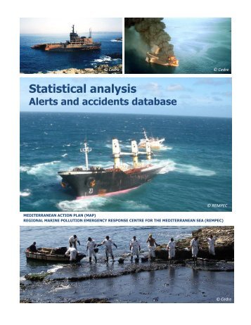 Statistical analysis Alerts and accidents database - rempec