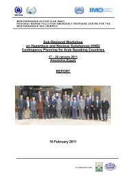 Report on Sub-Regional Workshop on HNS Contingency ... - rempec