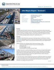 John Wayne Airport - Terminal C - Expanded Shale & Clay