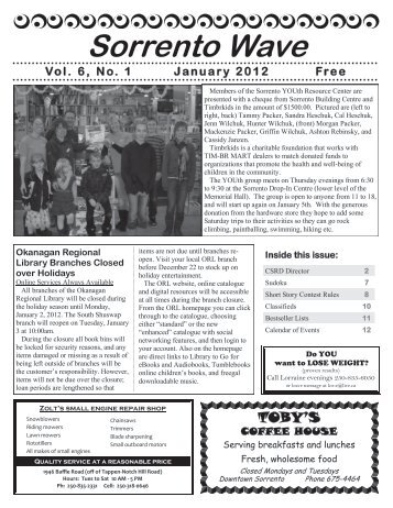 Sorrento Wave Vol. 6, No. 1 January 2012 Free