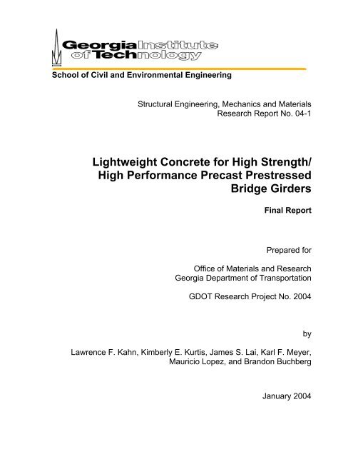Lightweight Concrete for High Strength - Expanded Shale & Clay