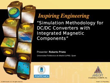 Simulation Methodology for DC/DC Converters with Integrated ...