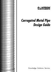 Corrugated Metal Pipe Design Guide - CPI Supply