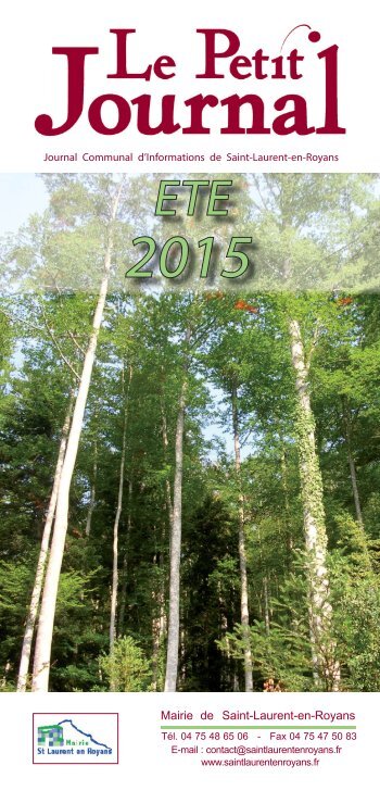 Le Petit Journal été 2015