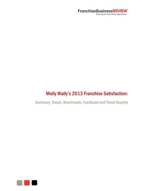 50 - Sample FBR Franchisee Satisfaction Reports