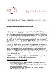 Vacature GMR brief ouders