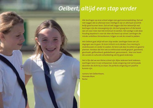 hier de St-Oelbert schoolgids - onderwijscommunicatie.nu