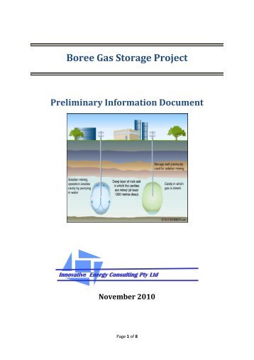 Boree Progress Report - Innovative Energy Consulting - Brisbane ...