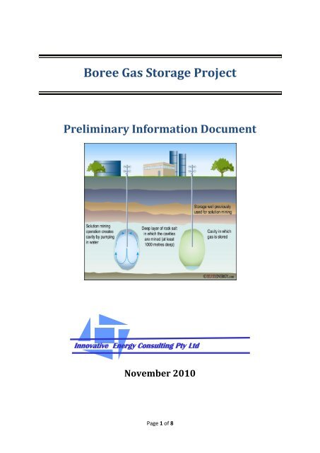Boree Progress Report - Innovative Energy Consulting - Brisbane ...