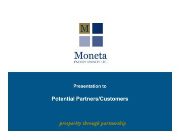 Moneta Overview Presentation - Innovative Energy Consulting ...