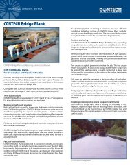 CONTECH Bridge Plank - CPI Supply