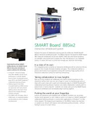 Smart Interactive Whiteboard UX 885i-x2 Series Sheet - Granteq