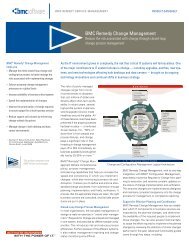 BMc remedy change Management - ITSM & ITAM Services