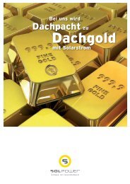 Dachgold - pro solar Solarstrom GmbH